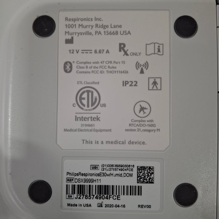 Philips Philips Respironics E30 Ventilator Respiratory reLink Medical