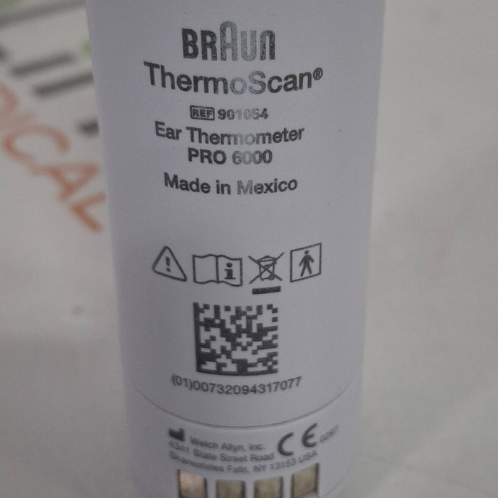 Welch Allyn Braun ThermoScan PRO 6000 Ear Thermometer