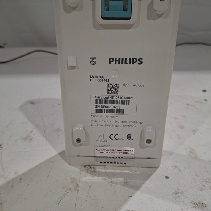 Philips M3001A-A01C06 Fast SpO2, NIBP, ECG, Temp, IBP MMS Module