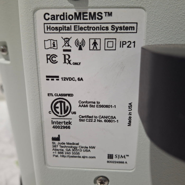 St. Jude Medical, Inc. CardioMEMS CM3000 Patient Monitoring System