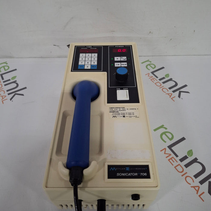 Mettler Electronics Sonicator 706 Ultrasound System