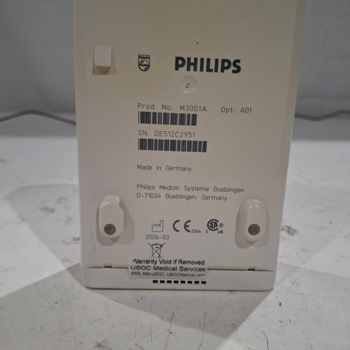 Philips M3001A-A01 Fast SpO2, NIBP, ECG MMS Module