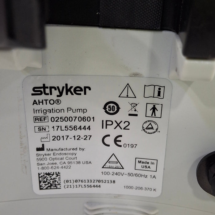 Stryker AHTO Irrigation Pump