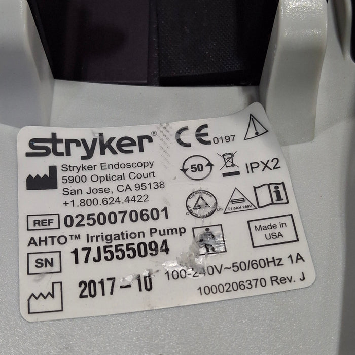 Stryker AHTO Irrigation Pump