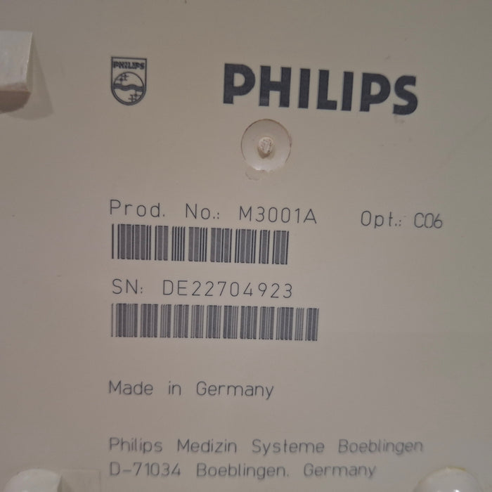 Philips M3001A-C06 Fast SpO2, NIBP, ECG, Temp, IBP MMS Module