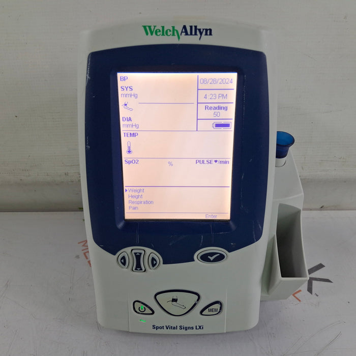 Welch Allyn Spot LXi - NIBP, SureTemp Plus, Nellcor SpO2 Vital Signs Monitor