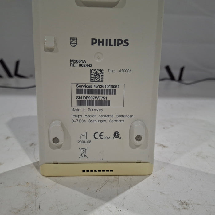 Philips M3001A-A01C06 Fast SpO2, NIBP, ECG, Temp, IBP MMS Module