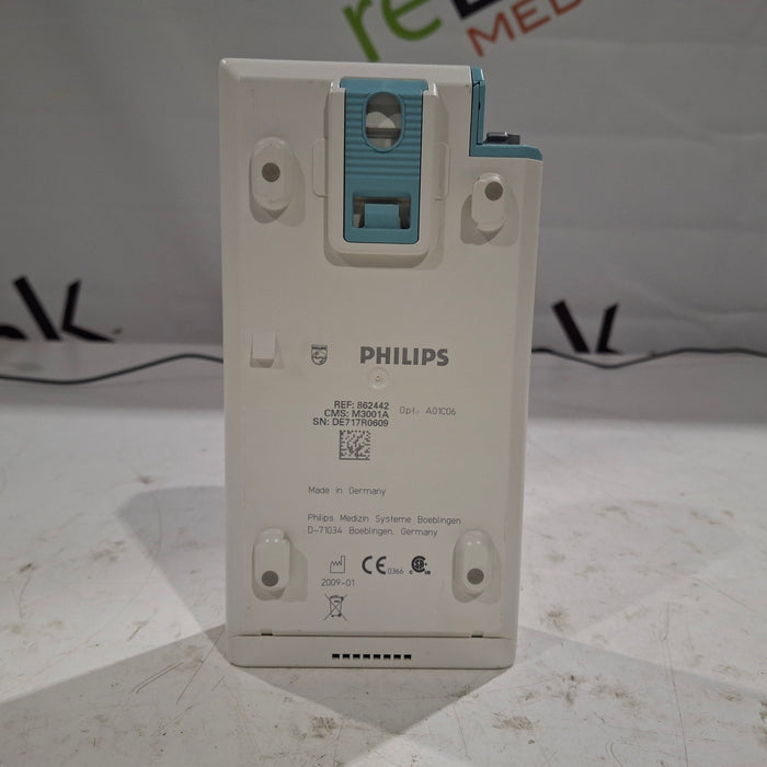 Philips M3001A-A01C06 Fast SpO2, NIBP, ECG, Temp, IBP MMS Module