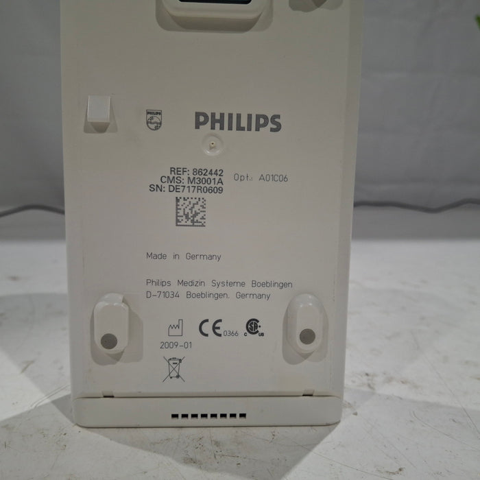 Philips M3001A-A01C06 Fast SpO2, NIBP, ECG, Temp, IBP MMS Module