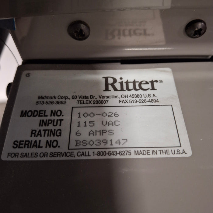 Ritter 104 Exam Table