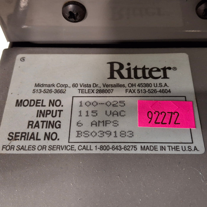 Ritter 104 Exam Table