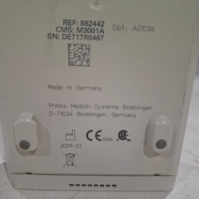 Philips M3001A-A01C06 Fast SpO2, NIBP, ECG, Temp, IBP MMS Module