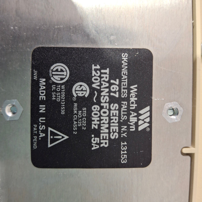 Welch Allyn 767 Series Transformer without Heads