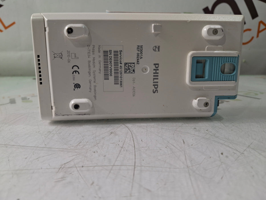 Philips M3001A-A01C06 Fast SpO2, NIBP, ECG, Temp, IBP MMS Module