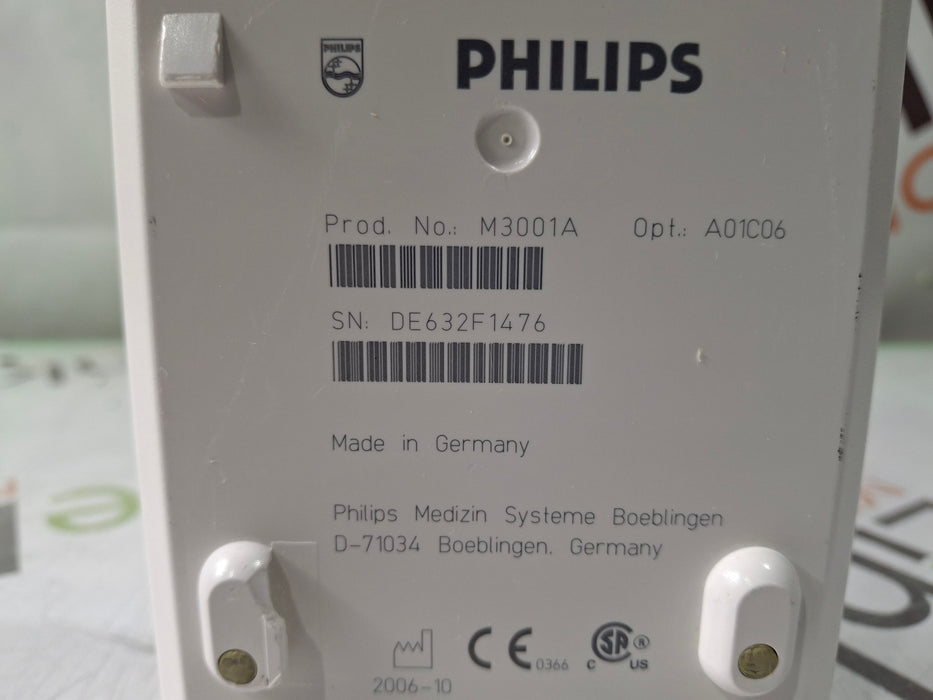 Philips M3001A-A01C06 Fast SpO2, NIBP, ECG, Temp, IBP MMS Module