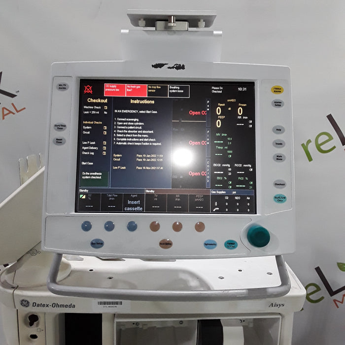 Datex-Ohmeda Aisys Anesthesia Unit