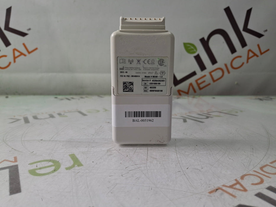 Philips MX40 1.4 ECG 865350 Telemetry Transmitter