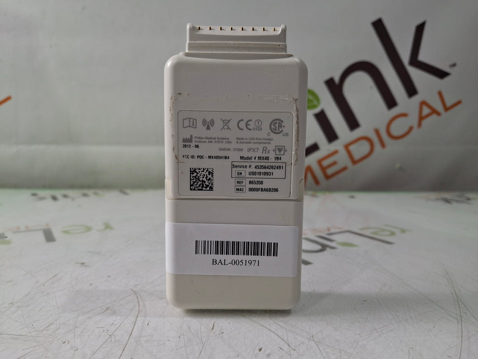 Philips MX40 1.4 ECG 865350 Telemetry Transmitter