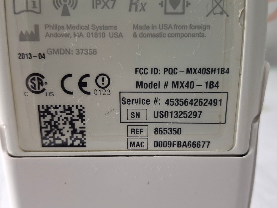 Philips MX40 1.4 ECG 865350 Telemetry Transmitter