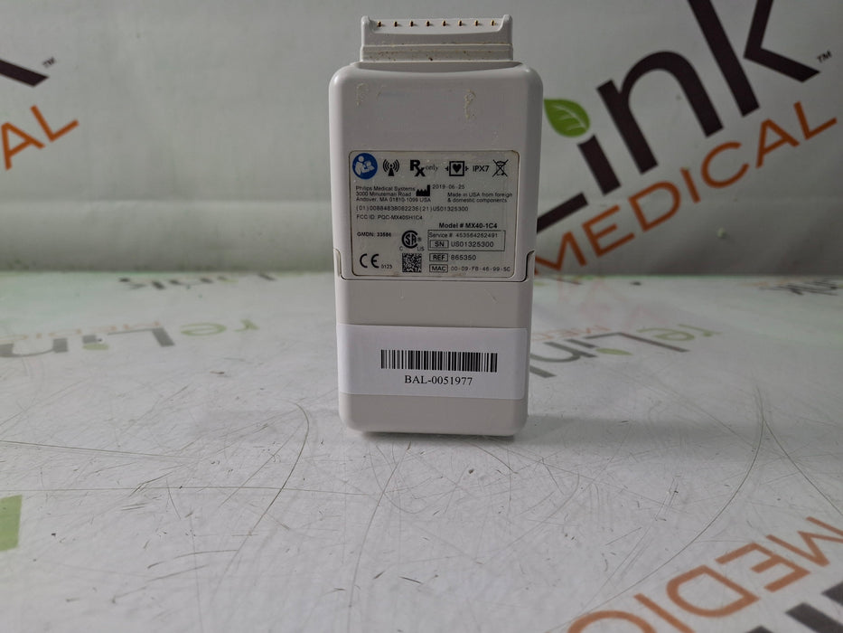 Philips MX40 1.4 ECG 865350 Telemetry Transmitter