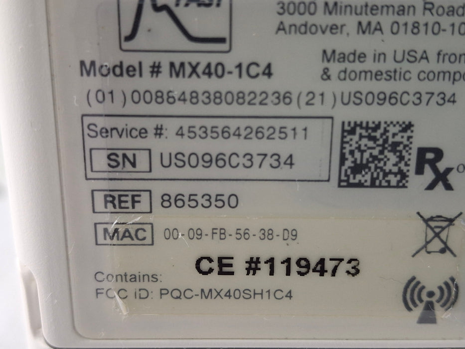 Philips MX40 1.4 ECG/SPO2 865350 Telemetry Transmitter