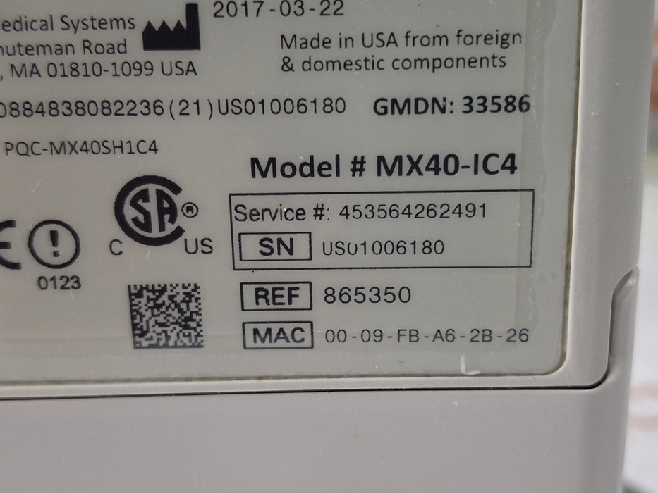 Philips MX40 1.4 ECG 865350 Telemetry Transmitter