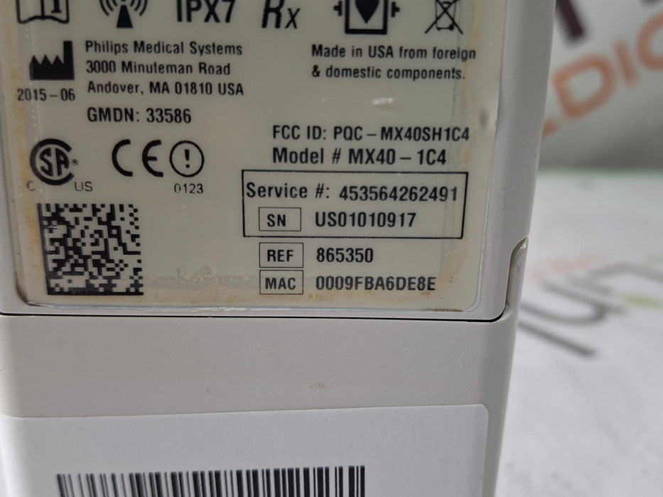 Philips MX40 1.4 ECG 865350 Telemetry Transmitter