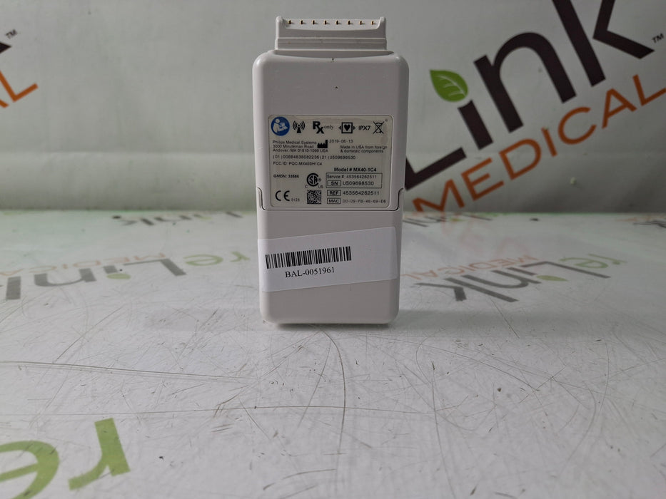 Philips MX40 1.4 ECG/SPO2 865350 Telemetry Transmitter