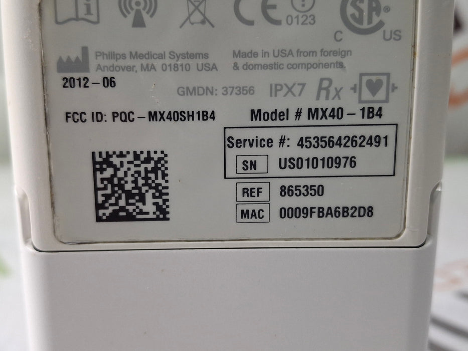 Philips MX40 1.4 ECG 865350 Telemetry Transmitter