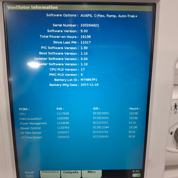 Respironics V60 BiPAP Ventilator