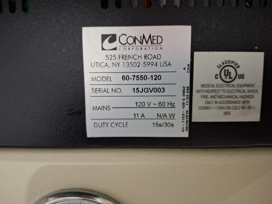 ConMed 7550 Electrosurgical Generator