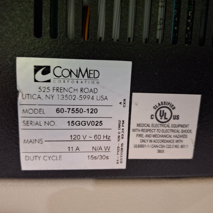 ConMed 7550 Electrosurgical Generator