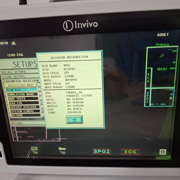 Invivo MDE Expression MRI Patient Monitoring System