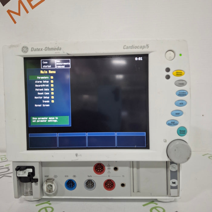 Datex-Ohmeda Cardiocap 5 Anesthesia Monitor