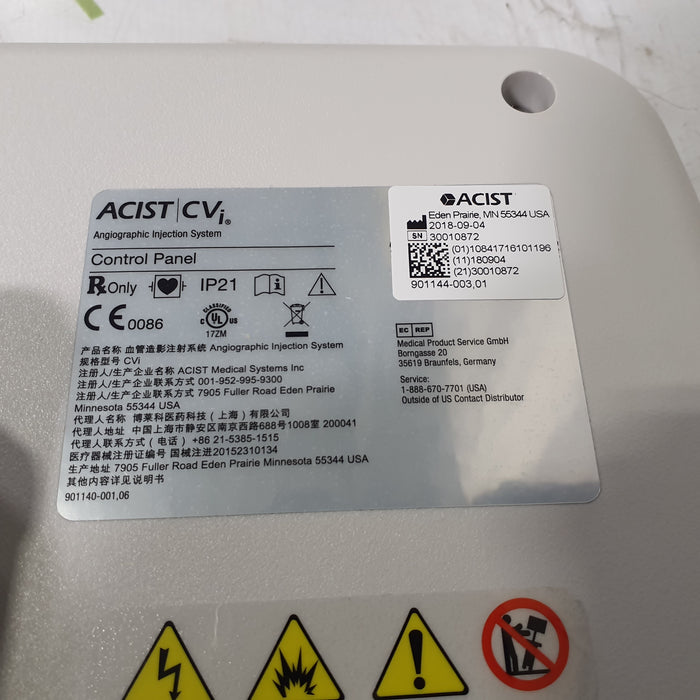 ACIST CVi Angiographic Control Panel