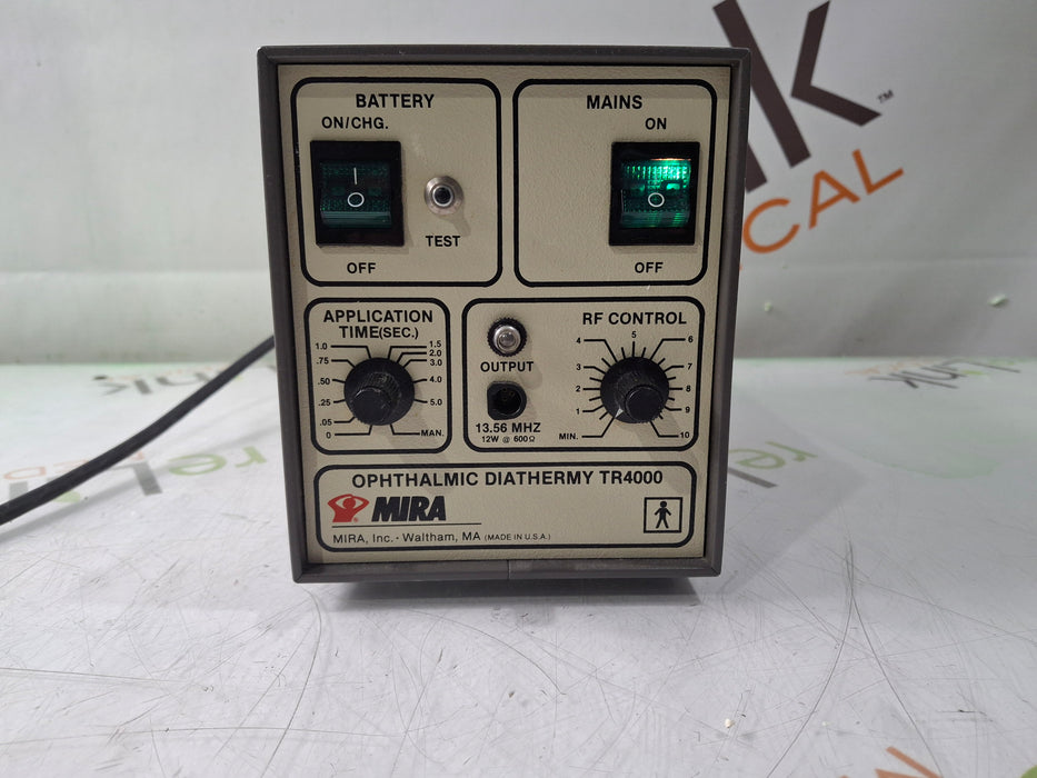 Mira, Inc. TR4000 Ophthalmic Diathermy