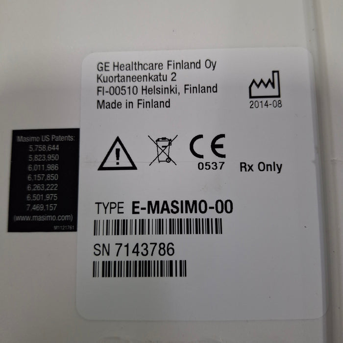 GE Healthcare E-MASIMO SpO2 Module