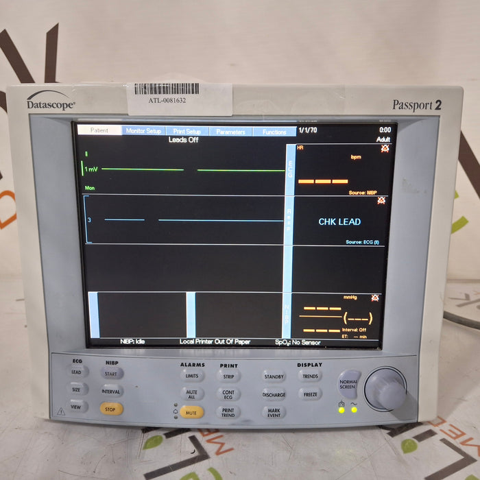 Datascope Passport 2 Patient Monitor