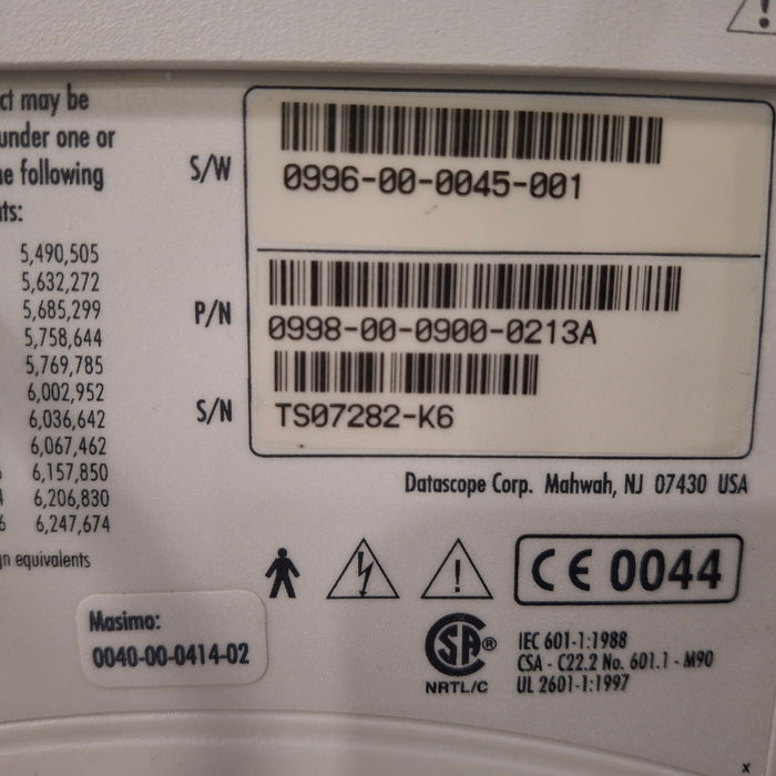 Datascope Passport 2 Patient Monitor