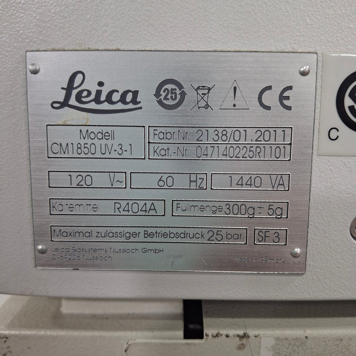 Leica CM1850 UV Cryostat