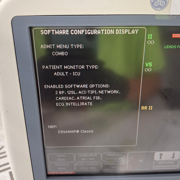 GE Healthcare Dash 4000 - GE/Nellcor SpO2 Patient Monitor