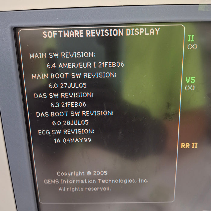 GE Healthcare Dash 4000 - GE/Nellcor SpO2 Patient Monitor