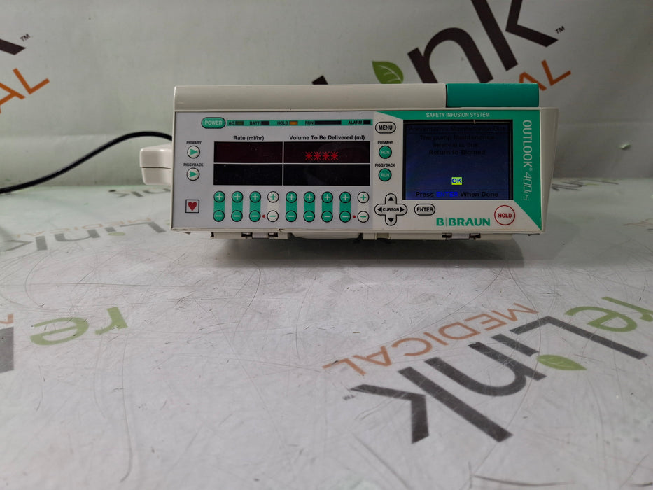 B. Braun Outlook 400ES Infusion Pump