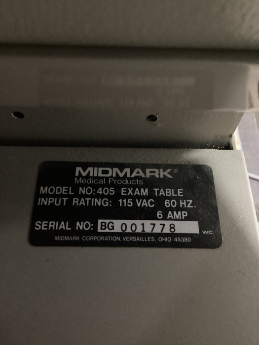 Midmark 405 Hi-Low Power Exam Table