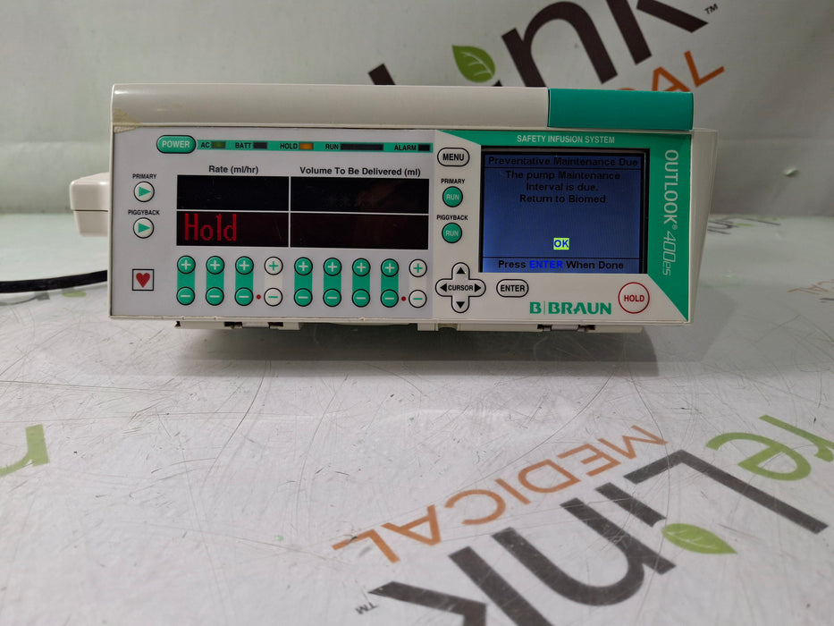 B. Braun Outlook 400ES Infusion Pump