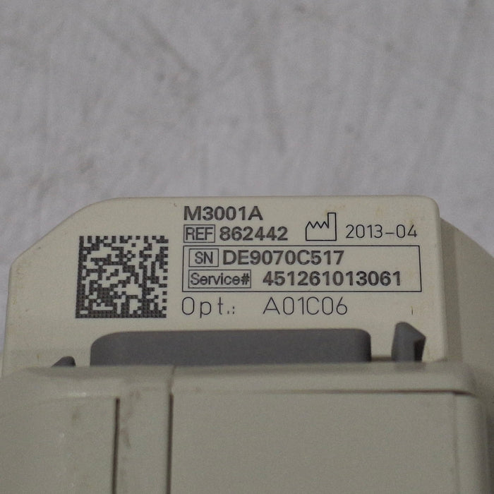 Philips M3001A-A01C06 Fast SpO2, NIBP, ECG, Temp, IBP MMS Module