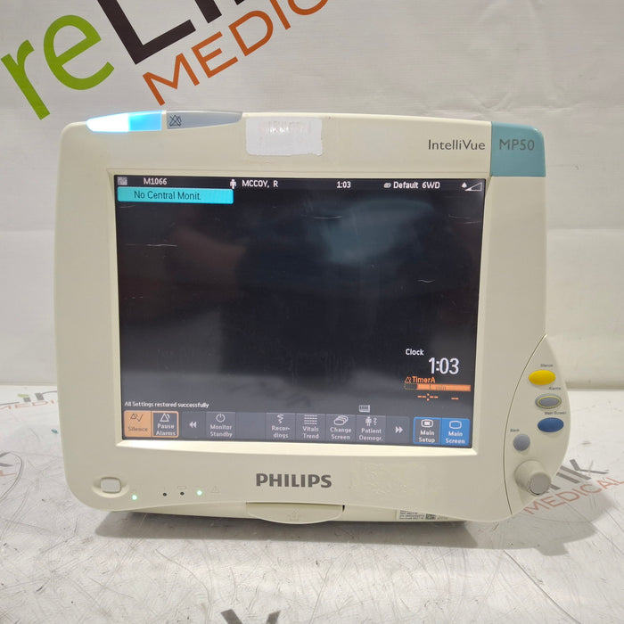 Philips IntelliVue MP50 Patient Monitor