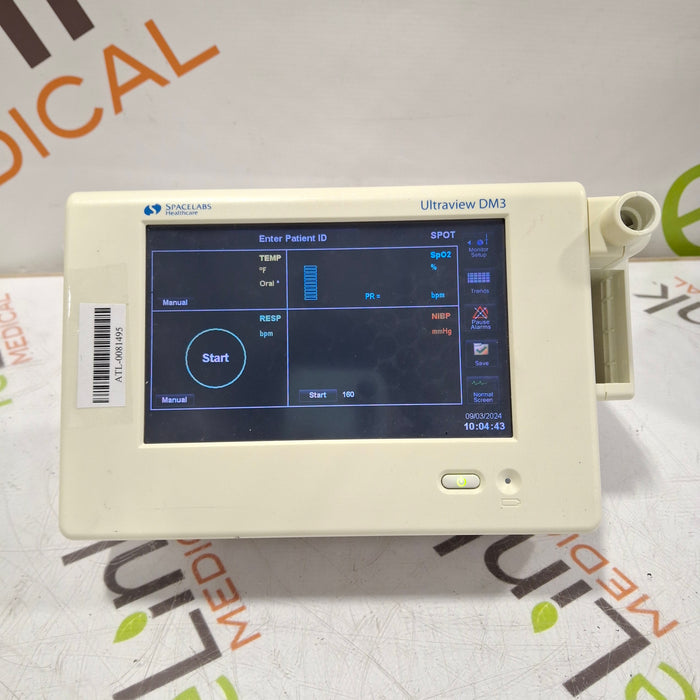 Spacelabs Healthcare Ultraview DM3 Vital Signs Monitor