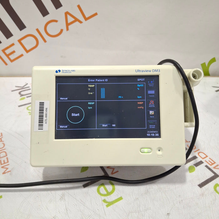 Spacelabs Healthcare Ultraview DM3 Vital Signs Monitor