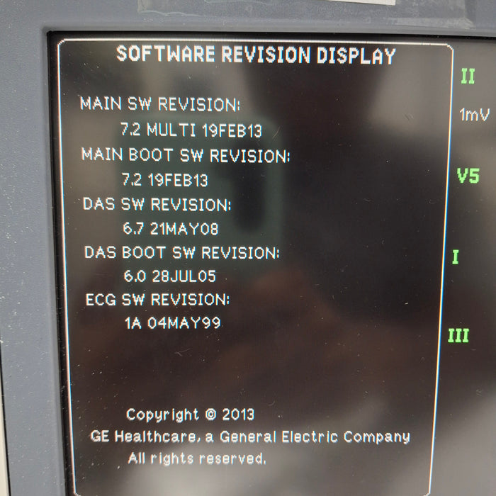 GE Healthcare Dash 4000 - GE/Nellcor SpO2 Patient Monitor